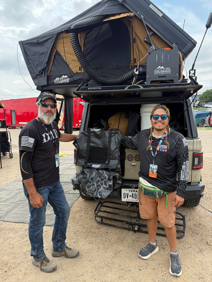 Overland spare tire tailgate bag 3.0