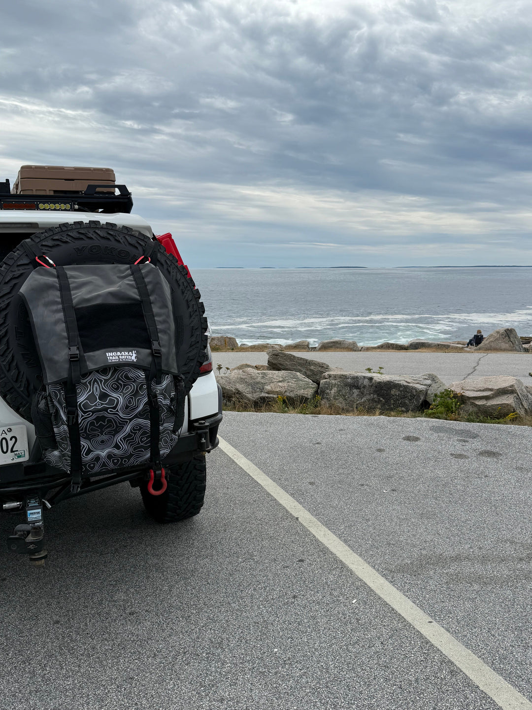 Overland spare tire tailgate bag 3.0