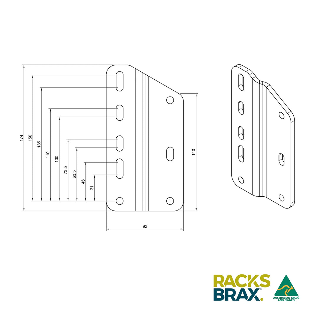 Racksbrax XD Multi-Awn Adaptor