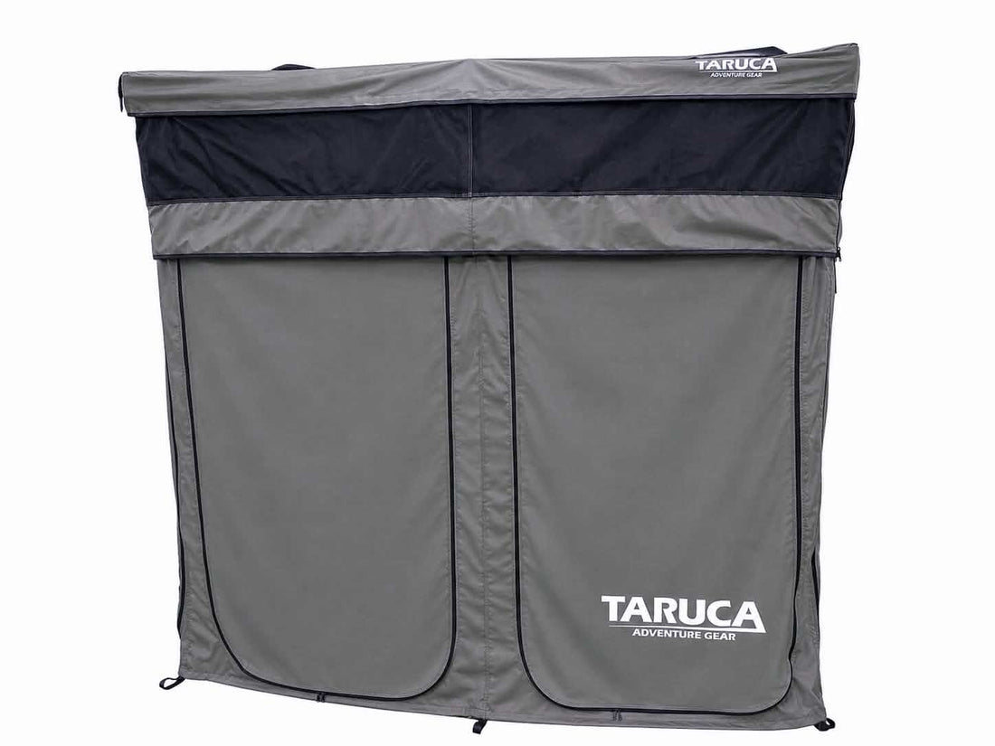 Taruca Double Ensuite double shower cube front with two zippered doors