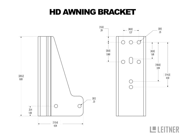 Leitner HD Awning Bracket