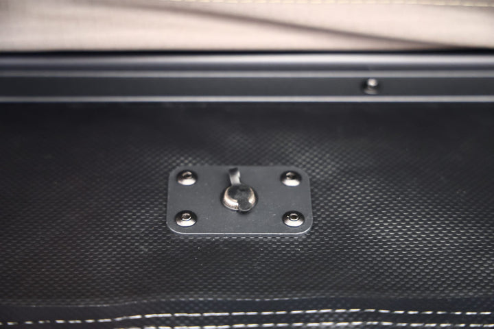 Taruca Rogue 270 S awning mounting plate on the black cover